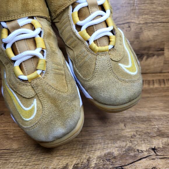 Nike Air Griffey Max 1 Wheat suede high top sneaker size 4 Youth. - Picture 6 of 13